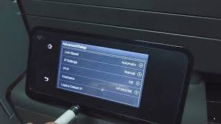 How to set a static IP address on HP OfficeJet Pro X576dw MFP