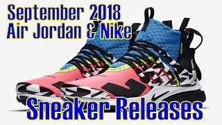 【スニーカー】2018年9月発売 エアジョーダン&ナイキ／September 2018 Air Jordan & Nike Releases
