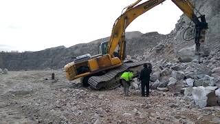 Ремонт экскаватора Kobelco 330 (Repair of the Kobelco 330 excavator)