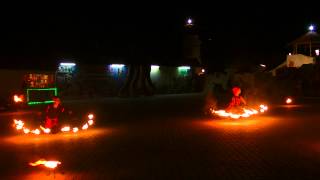Фаер шоу "Калипсо" в парке отдыха «Олимп» г. Геленджик \ Fire show "Calypso" in the park "Olympus"