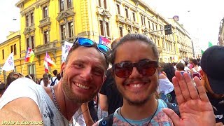 GAY PRIDE 2017 MILANO HO INCONTRATO ANCHE HUMAN SAFARI  ! E PARIS ! HUMANSAFARI