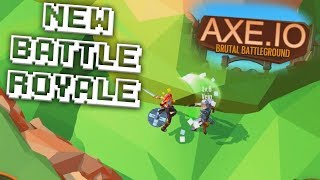 CRAZY FAST NEW MOBILE BATTLE ROYALE! Axe.io Gameplay