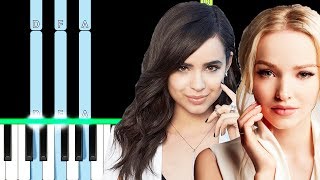 Sofia Carson, Dove Cameron, China Anne McClain - One Kiss (Piano Tutorial) By MUSICHELP
