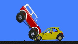Phun Algodoo Ultimate Car Destruction #8