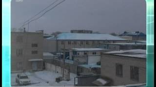 В Челябинске выпал голубой снег  Местные жители в легкой панике