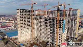 ЖК «Аквамарин» :: 14 января 2017 :: Краснодар, ул.Уральская, 75 :: этапы строительства