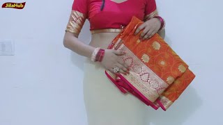 Karwa Chauth Silk Saree Draping Special | How To Wear Saree Perfectly | Proper Pleats Trick and Tips