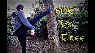 FIGHTING A TREE - Me Vs a Tree (ACTION COMEDY SHORT FILM)