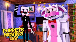 Minecraft Fnaf: Sister Location - Puppet Masters Moving Day (Minecraft Roleplay)