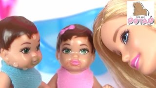 Куклы Барби. Барби - Няня! Barbie Twin Babysitter Мультики Барби. Куклы Барби. Куклы Пупсики
