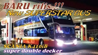 Rilis Juga,,, New Superstar Bus HARAPAN JAYA Double Decker SCANIA K410iB