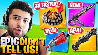 All The *HUGE* Changes Epic LEFT OUT of the PATCH NOTES! (Fortnite Battle Royale)