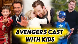 Avengers Cast Being THE CUTEST with Kids | Chris Evans Hemsworth Pratt RDJ Funny Moments