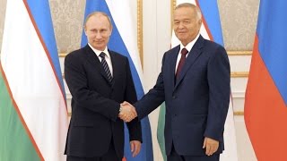 В,В,ПУТИН И И,А,КАРИМОВ 2015 С НОВЫЙ ГОДОМ !!!