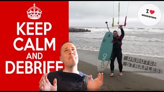 Mes DÉBUTS en KITESURF STRAPLESS dans les VAGUES -  #LABDébrief #3 . LAB TV ⭐