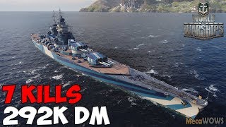 World of WarShips | Bourgogne | 7 KILLS | 292K Damage - Replay Gameplay 4K 60 fps