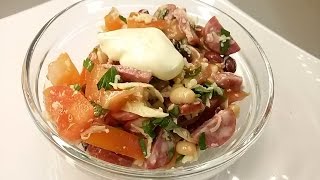 Салат "Обжорка"