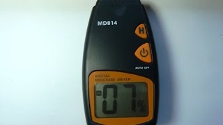 Игольчатый влагомер древесины MD-814 (влажность дерева 5-40%)