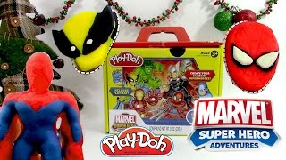 Pâte à modeler Super Héros de Marvel Spiderman Incroyable Hulk Ironman Wolverine Thor Playdoh