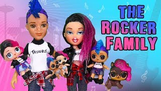 SWTAD Vids | The Rocker Punk Boi LOL Family Dressing Room Mystery ! Toys and Dolls Fun for Kids
