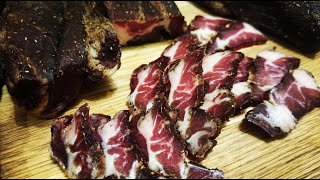 ВЯЛЕНОЕ МЯСО в домашних условиях. Балык вуснее чем БАСТУРМА и СЫРОВЯЛЕНАЯ КОЛБАСА