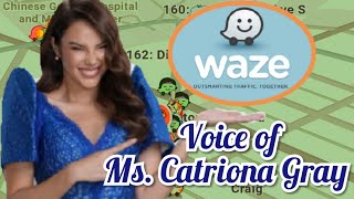 Catriona Gray is The Newest Voice on Waze
