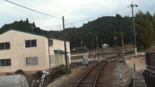 明知鉄道 前面展望（明智→恵那）2009-12