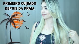 DIÁRIO DE UM CABELO LOIRO #63/ SALVANDO O CABELO DEPOIS DA PRAIA