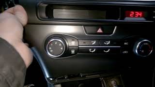 Снятие магнитолы Kia Optima К5
