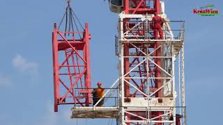 Wolff Kran wird angehoben - Crane Building Itself