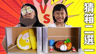 猜箱二選一 猜一猜好的面具與壞的面具,還有玩具開箱[蕾蕾TV]