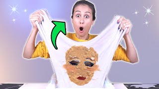 MIJN MAKE-UP AANBRENGEN met SLIJM - Challenge! || Fan Friday