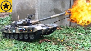 T-90 Russian Main Battle Tank ♦  Heng Long RC TANK 1/16 Test DRIVE
