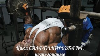 Цикл СИЛА-ТРЕНИРОВКА №1. ноги+грудные (тренинг при межпозвоночных грыжах)