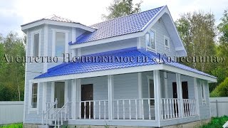 ??1️⃣0️⃣4️⃣Новая дача из бруса, по каркасной технологии, 120 кв.м. на прилесном участке, 3 спальни