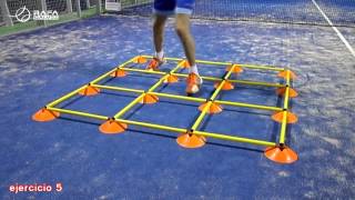 PADEL - JUEGO DE PIES - REJILLA DE COORDINACION
