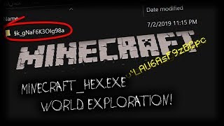 exploring the save file of minecraft_hex.̷̯̚ẻ̵̩x̷̦̂e̶͇͝