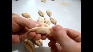 Лепка красивых пельменей, мантов, вареников. Способ 1