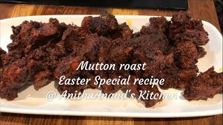 Mutton Roast Recipe - Tamil Commentary (English Subtitles)