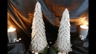 DIY: Tanne basteln – Weihnachtsdeko – christmas decoration – Weihnachtsbaum basteln – christmas tree