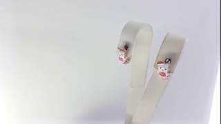 Детские золотые серьги Hello Kitty   ‎970198345