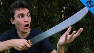 TESTEI O FACÃO MAIS AFIADO DO MUNDO! (SURPREENDENTE)