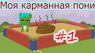 МОЯ КАРМАННАЯ ПОНИ #1. ЗНАКОМСТВО.КАПРИЗЫ. ПОСТОЯННАЯ СМЕНА ПОДГУЗНИКА.