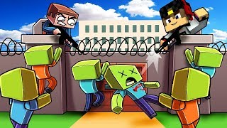 Жители спрятались от Зомби в Секретном Месте Майнкрафт ПЕ Minecraft PE Выживание #мультик игра Дети