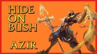 League of Legends: Hide on Bush (SKT T1 Faker) - Azir Mid vs Yasuo - Korean Challenger Ranked 2014