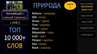 Топ 10000 английских слов /v-005-1/  Английский язык / топ английские слова