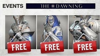 Destiny 2 | How to get Full Dawning Armor set for Free!! - Get Brightdust Easily!!