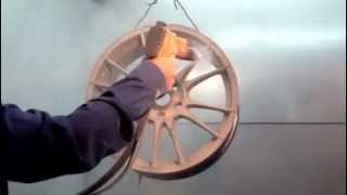 Powder Coating Wheel Manual Gun Powder Coating System II