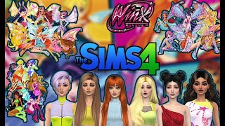 WINX TRANSFORMATIONS PART-1 ( CHARMIX/ENCHANTIX/BELIEVIX) - Sims 4 Create a Sim | WINX CLUB SERIES