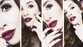 Dark Magic | Plum Lips & Fluttery Lashes | Vampy Chic Fall Makeup Tutorial​​​ | MissJessicaHarlow​​​